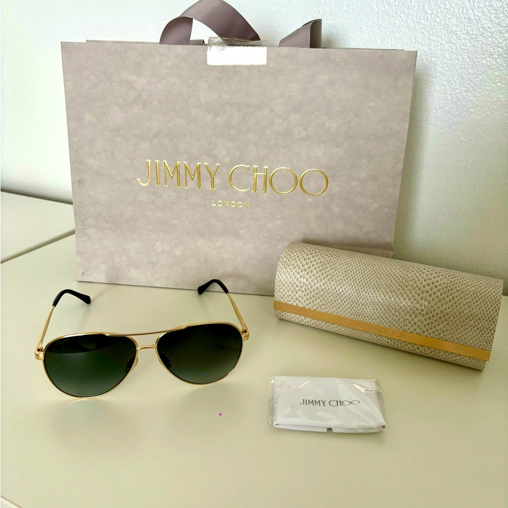Jimmy Choo Aviator Sunglasses “Jimena”